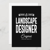 Landschapsontwerper Functielijn Bedankkaart (Voorkant / Achterkant)