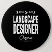 Landschapsontwerper Functielijn Ronde Button 6,0 Cm (Voorkant)