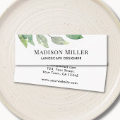 Landschapsontwerper groen mini visitekaartje