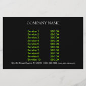 Landschapsontwerper landschapszorg landschapsarchi flyer (Achterkant)