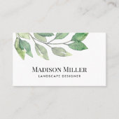 Landschapsontwerper Visitekaartje (Voorkant)
