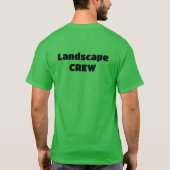 Landschapsploeg 2-zijdig Unisex Mannen T-shirt (Achterkant)