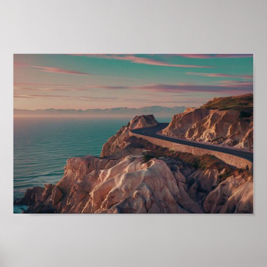 Landschapsposter, Landschapsprint Poster (Voorkant)