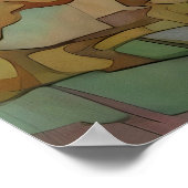 Landschapsprint voor het najaar poster (Hoek)