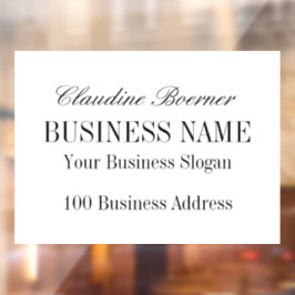 Landschapsraam Sticker Hecht Zakelijk Thuis