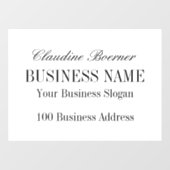 Landschapsraam Sticker Hecht Zakelijk Thuis (Vel)