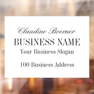 Landschapsraamsticker voor bedrijf en thuis raamsticker