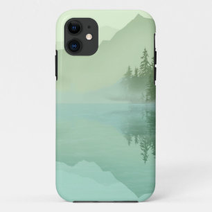 Landschapsreflectie Meer bomen Groen Case-Mate iPhone Case