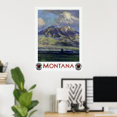  landschapsreis Montana Poster (Thuiskantoor)
