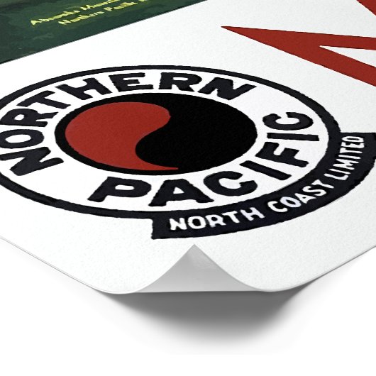 landschapsreis Montana Poster (Hoek)