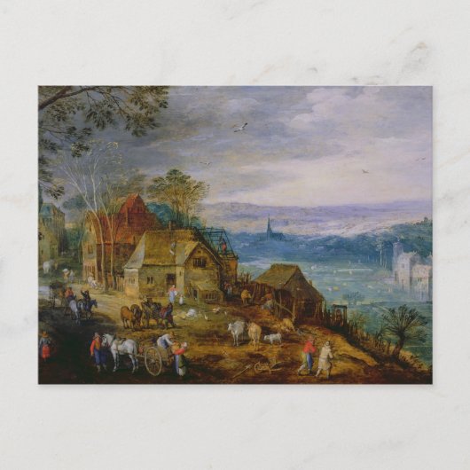 Landschapsscène Briefkaart (Voorkant)