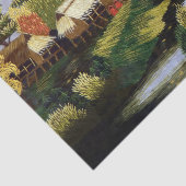 Landschapsscène Cadeaupagina/ontkoppeling Tissuepapier (Detail)