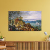 Landschapsscène Canvas Afdruk (Insitu (Woonkamer))