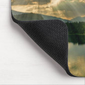 Landschapsscène - Lake, Tremen, Bergen en Sky Muismat (Hoek)