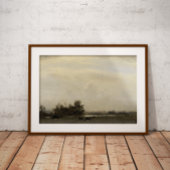 Landschapsschilderende  Moody Wall Art Poster