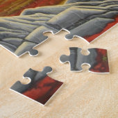 Landschapsschilderende puzzels - Polaire Beer kuns (Zijkant)