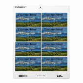 Landschapsschilderij Etiket (Full Sheet)