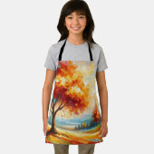 Landschapsschilderij met heldere kleuren-96771 schort (Insitu)