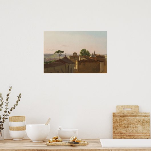  landschapsschilderij poster (Keuken)