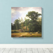 Landschapsschilderijen romanticisme canvas afdruk (Insitu (Houten vloer))