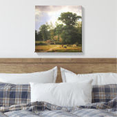 Landschapsschilderijen romanticisme canvas afdruk (Insitu (Slaapkamer))