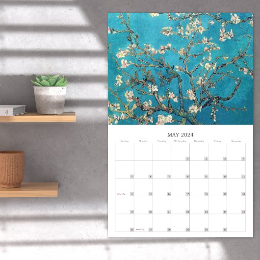 Landschapsschilderijen Vincent van Gogh Fine Art Kalender