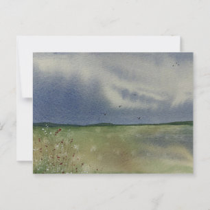 Landschapsschildering  briefkaart