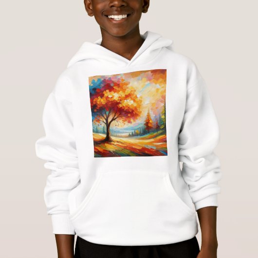 Landschapsschildering met heldere kleuren (Voorkant)