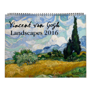 Landschapsschildering van Van Gogh Kalender