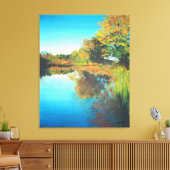 Landschapsschilderkunst Canvas Afdruk (Insitu (Woonkamer))