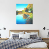 Landschapsschilderkunst Canvas Afdruk (Insitu (Slaapkamer))