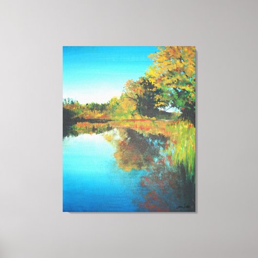 Landschapsschilderkunst Canvas Afdruk (Voorkant)