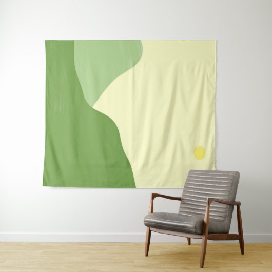 landschapsschilderkunst wandkleed (In Situ (horizontaal))