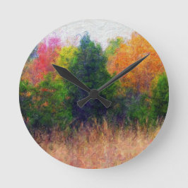Landschapsschilderroyalty vrij | Zazzle_Growshop. Ronde Klok
