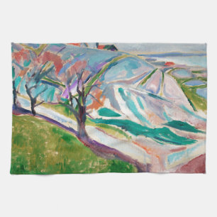 Landschapsschilders Edward Munch Expressionist Art Theedoek