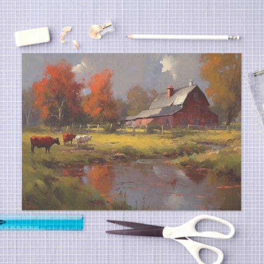 Landschapsschoonheid Tissuepapier (Craft)