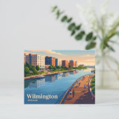 Landschapssjabloon Briefkaart (Staand voorkant)