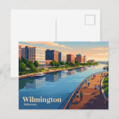 Landschapssjabloon Briefkaart (Voorkant / Achterkant)