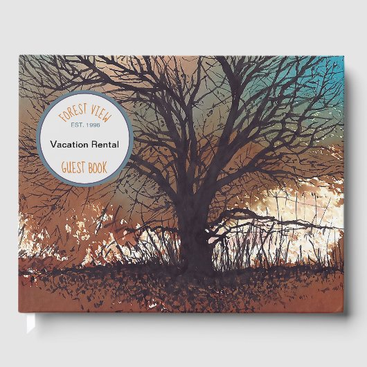 Landschapsstructuur Kunstvakantie Gastenboek (Voorkant)