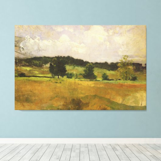 Landschapsstudie Canvas Afdruk (Insitu (Houten vloer))