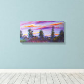 Landschapstekening met acryl canvas afdruk (Insitu (Houten vloer))