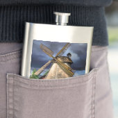 Landschapstekening Nederlandse windmolen Flacon (Voorbeeld)