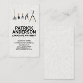 landschapstools | Visitekaartje van tuinman (Voorkant / Achterkant)