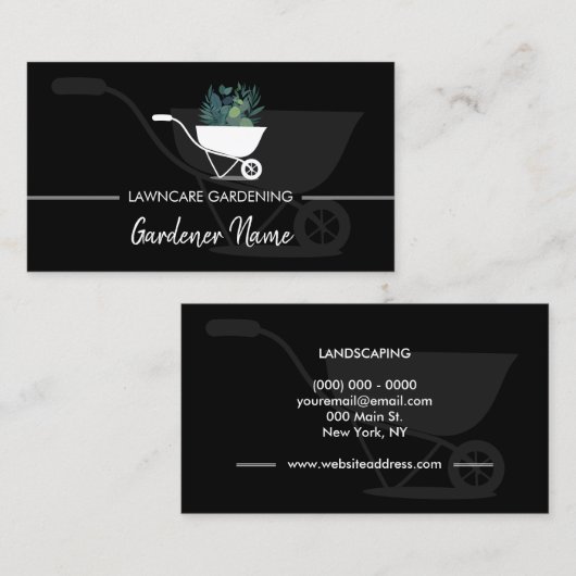 Landschapstuin Visitekaartje (Voorkant / Achterkant)