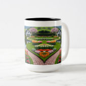 landschapstuinlandschap tweekleurige koffiemok (Voorkant rechts)