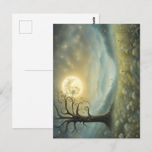 Landschapsverdrinking Briefkaart (Voorkant / Achterkant)