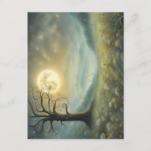 Landschapsverdrinking Briefkaart (Voorkant)