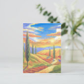 Landschapsverf in Toscane - Meervoudig Briefkaart (Staand voorkant)