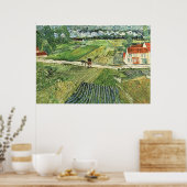 Landschapsvervoer met trein door Vincent van Gogh Poster (Keuken)