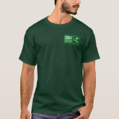 Landschapsverzorging grassnijdende Sjabloon T-shirt (Voorkant)